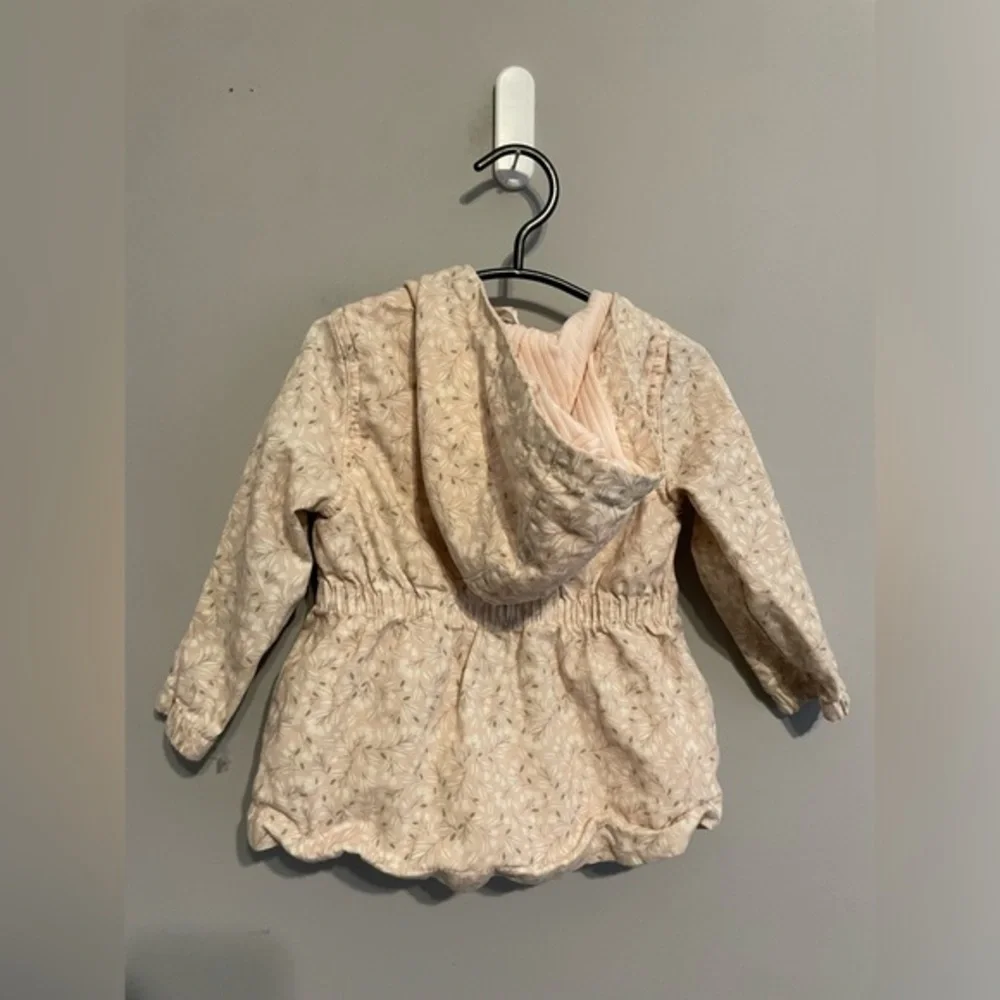 Kensie baby pink denim floral‎ jacket 24 month